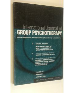 Kirjailijan The American Group Psychotherapy Association käytetty kirja International Journal of Group Psychotherapy : Volume 56, Number 1, January 2006