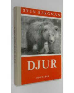 Kirjailijan Sten Bergman käytetty kirja Djur