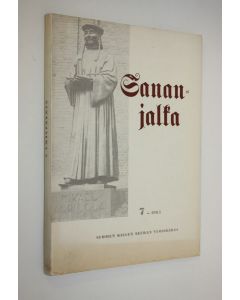 käytetty kirja Sananjalka 7 1965 : Suomen kielen seuran vuosikirja