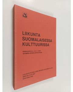 käytetty kirja Liikunta suomalaisessa kulttuurissa
