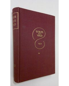 käytetty kirja Vem och vad 1957 : biografisk handbok