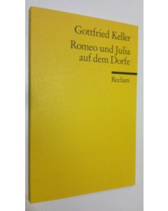 Kirjailijan Gottfried Keller käytetty kirja Romeo und Julia auf dem Dorfe