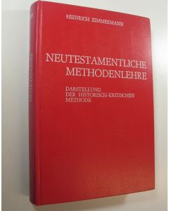Kirjailijan Heinrich Zimmermann käytetty kirja Neutestamentliche Methodenlehre