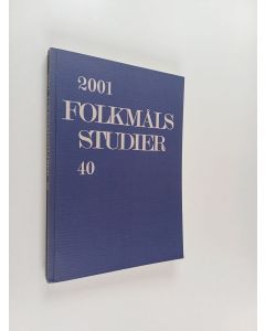 käytetty kirja Folkmålsstudier 40/2001