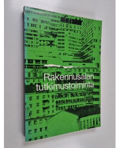 käytetty kirja Rakennusalan tutkimustoiminta