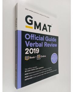 käytetty kirja GMAT Official Guide Verbal Review 2019