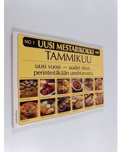 käytetty kirja Uusi mestarikokki tammikuu 1985