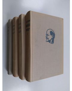 Kirjailijan V. I. Lenin käytetty kirja Valitut teokset neljässä osassa 1-4