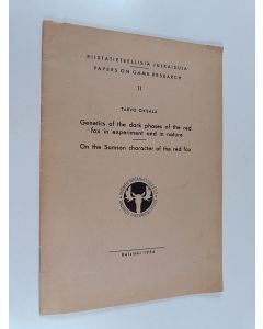 Kirjailijan Tarvo Oksala käytetty teos Genetics of the dark phases of the red fox in experiment and in nature ; On the Samson character of the red fox