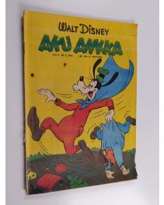 Kirjailijan Walt Disney käytetty teos Aku Ankka 8/1974