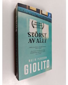 Kirjailijan Malin Persson Giolito käytetty kirja Störst av allt