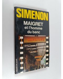 Kirjailijan Georges Simenon käytetty kirja Maigret et l'homme du banc