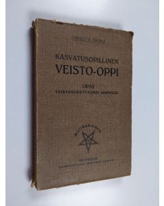 Kirjailijan Fridolf A. Salola käytetty kirja Kasvatusopillinen veisto-oppi : opas veistonopettajiksi aikoville