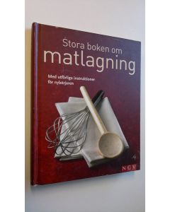 Kirjailijan Anne Iburg käytetty kirja Stora boken om matlagning med utförliga instruktionen för nybörjaren