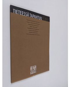 käytetty kirja Tieteessä tapahtuu 3/2011