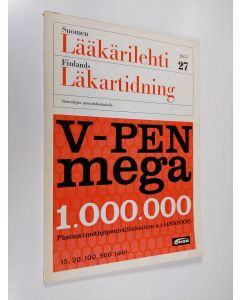 käytetty kirja Suomen lääkärilehti 27/1965