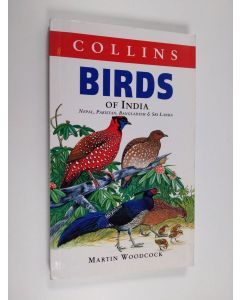 Kirjailijan Martin Woodcock käytetty kirja Collins handguide to the birds of the Indian sub-continent including India, Pakistan, Bangladesh, Sri Lanka and Nepal