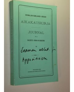 käytetty kirja Suomalais-ugrilaisen seuran aikakauskirja 73 = Journal de la societe finno-ougrienne 73