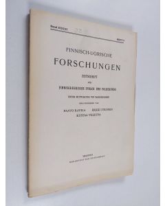 käytetty kirja Finnisch-Ugrische Forschungen - Zeitschrift für finnisch-ugrische Sprach- und Volkskunde Band 33 Heft 3