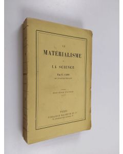 Kirjailijan Elme Caro käytetty kirja Le matérialisme et la science