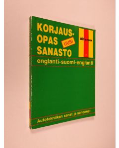 Kirjailijan Pekka Hjon käytetty kirja Korjausopassanasto englanti-suomi-englanti