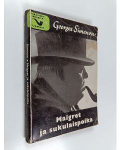 Kirjailijan Georges Simenon käytetty kirja Maigret ja sukulaispoika
