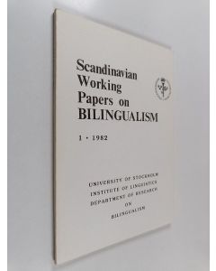 käytetty kirja Scandinavian working papers on bilingualism 1