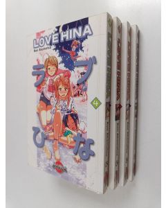 Kirjailijan Ken Akamatsu käytetty kirja Love Hina 1-4