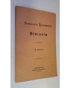 Kirjailijan V. J. G Krogerus uusi kirja Suomalaisen katkismuksen historia