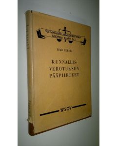 Kirjailijan Esko Rekola käytetty kirja Kunnallisverotuksen pääpiirteet