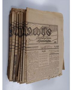 käytetty teos Sirpale1929 : kaunokirjallinen viikkolehti (nrot 1-5, 9,10, 12-16, 18-20, 22-28, 30-37, 40, 41, 47)