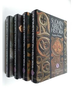 käytetty kirja Suomen kirkon historia 1-4 : Keskiaika ja uskonpuhdistuksen aika ; Vuodet 1593-1808 ; Autonomian kausi 1809-1899 ; Sortovuosista nykypäivään 1900-1990