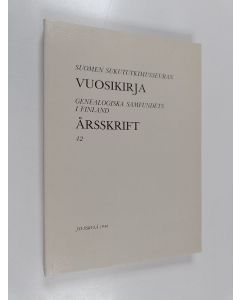 käytetty kirja Suomen sukututkimusseuran vuosikirja 42 : genealogiska samfundets i finland årsskrift
