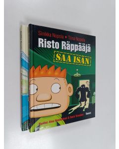 Kirjailijan Sinikka Nopola & Tiina Nopola käytetty kirja Risto Räppääjä 1-2 : Risto Räppääjä saa isän ; Risto Räppääjä ja viimeinen tötterö
