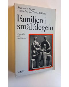 Kirjailijan Augustus Y. Napier käytetty kirja Familjen i smältdegeln : Upplevelser från familjeterapi