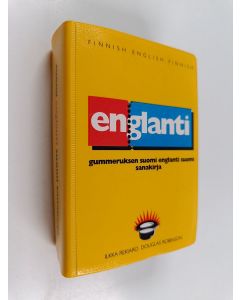 Kirjailijan Ilkka Rekiaro käytetty kirja Gummeruksen suomi-englanti-suomi sanakirja = The little yellow dictionaries by Gummerus : Finnish-English-Finnish
