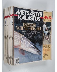 käytetty teos Metsästys ja kalastus vuosikerta 1991 (1-11, puuttuu joulukuu)