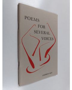 Kirjailijan Andrew Hoy käytetty teos Poems for several voices
