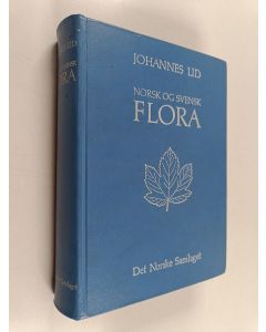 Kirjailijan Johannes Lid käytetty kirja Norsk of svensk flora