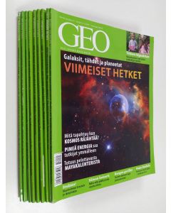 käytetty kirja GEO vuosikerta 2012 (9 numeroa, puuttuu nro 3)