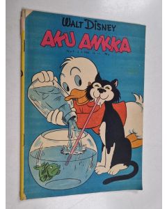 Kirjailijan Walt Disney käytetty teos Aku Ankka 9/1966