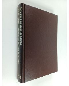 Kirjailijan Kirsti Gallen-Kallela käytetty kirja Muistelmia nuoruusvuosiltani 1896-1931