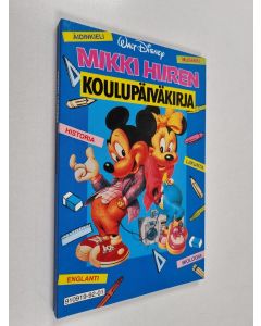 Kirjailijan Walt Disney käytetty kirja Mikki Hiiren koulupäiväkirja