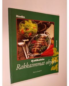 Kirjailijan Marita Joutjärvi käytetty kirja Kotikokin rakkaimmat ohjeet Kevät ja kesä
