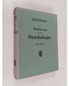 Kirjailijan Hubert Rocracher käytetty kirja Einführung in die Psychologie