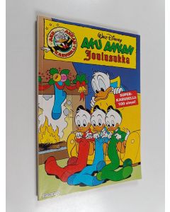 Kirjailijan Walt Disney käytetty kirja Aku Ankan joulusukka
