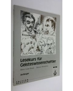 Kirjailijan Marie-Luise Brandi käytetty kirja Lesekurs fur Geisteswissenschaftler : Anfänger (ERINOMAINEN)