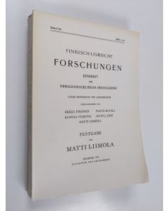 käytetty kirja Finnisch-ugrische Forschungen Band 40, Heft 1-3 : Zeitschrift für finnisch-ugrische Sprach- und Volkskunde Band 40, Heft 1-3