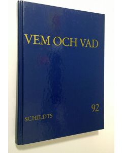 käytetty kirja Vem och vad : biografisk handbok 1992
