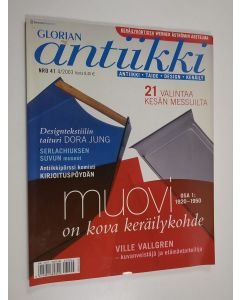 käytetty kirja Glorian antiikki 4/2003